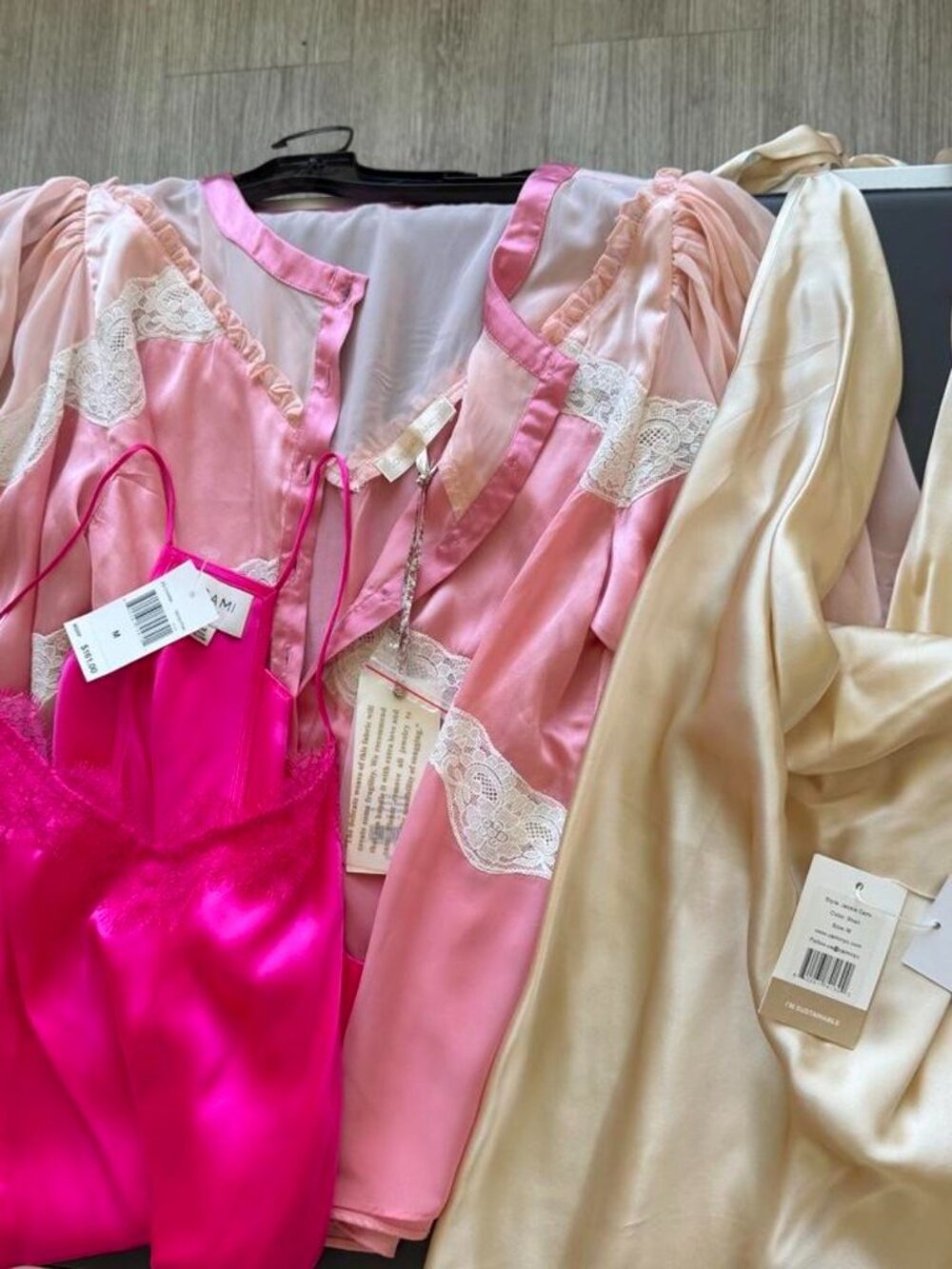 LoveShackFancy + CAMI NYC Silk Top Bundle – NWT – S/M